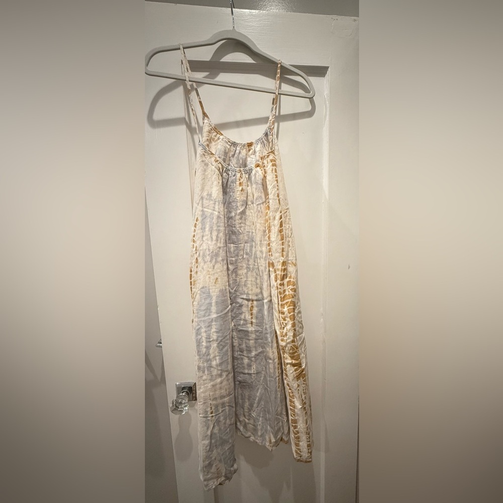 Lacausa dress. Not sure if I ever wore. Linen/cotton blend. Size small.